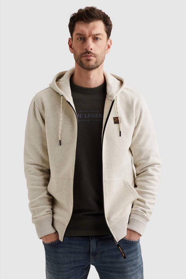 PME LEGEND Sweat jacket met capuchon en ritssluiting