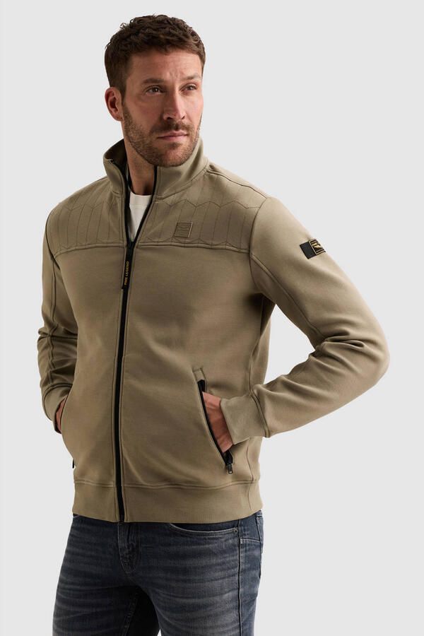 PME LEGEND Heren Truien & Vesten Zip Jacket Interlock Sweat Beige - Foto 5
