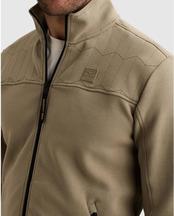 PME LEGEND Heren Truien & Vesten Zip Jacket Interlock Sweat Beige - Foto 6