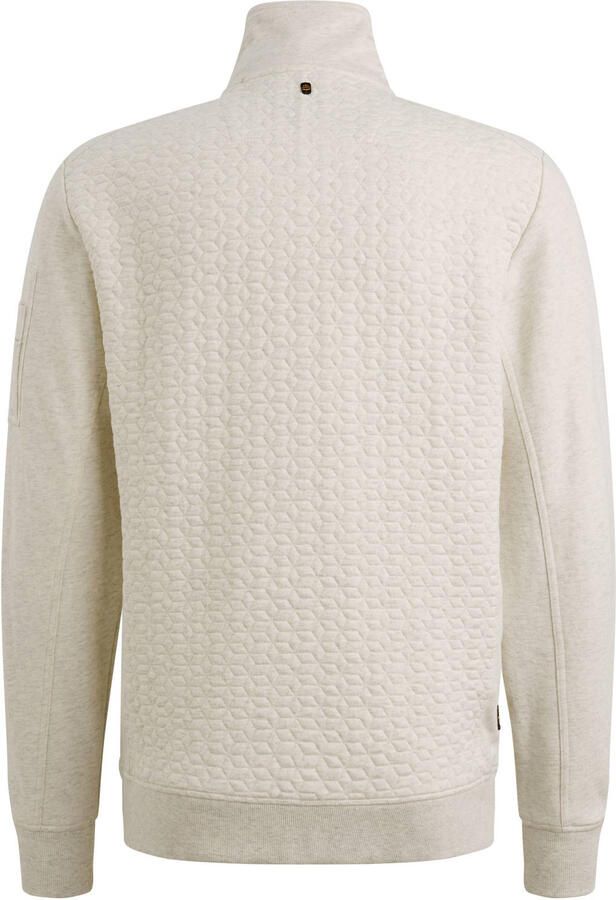 PME LEGEND Sweat jacket met structuren en flight pocket