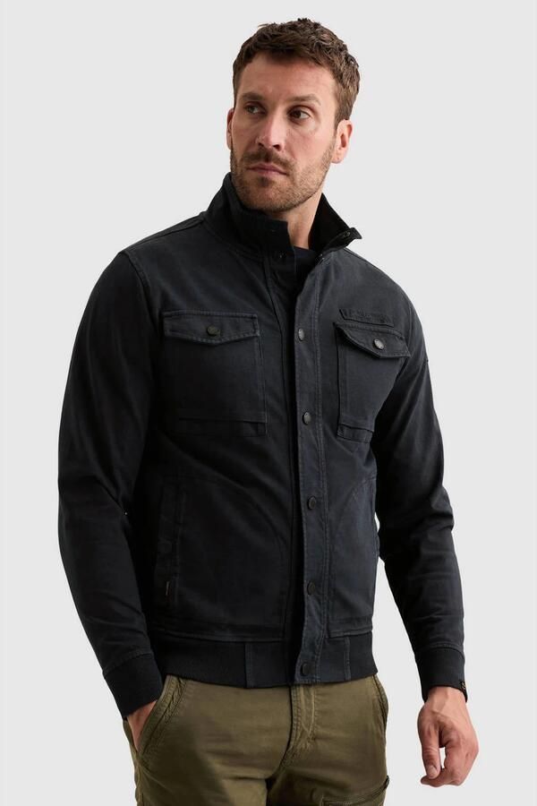 PME LEGEND Cargo sweat jacket met ritssluiting