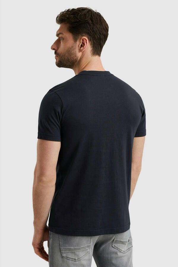 PME LEGEND Heren Polo's & T-shirts Single Jersey Donkerblauw - Foto 6