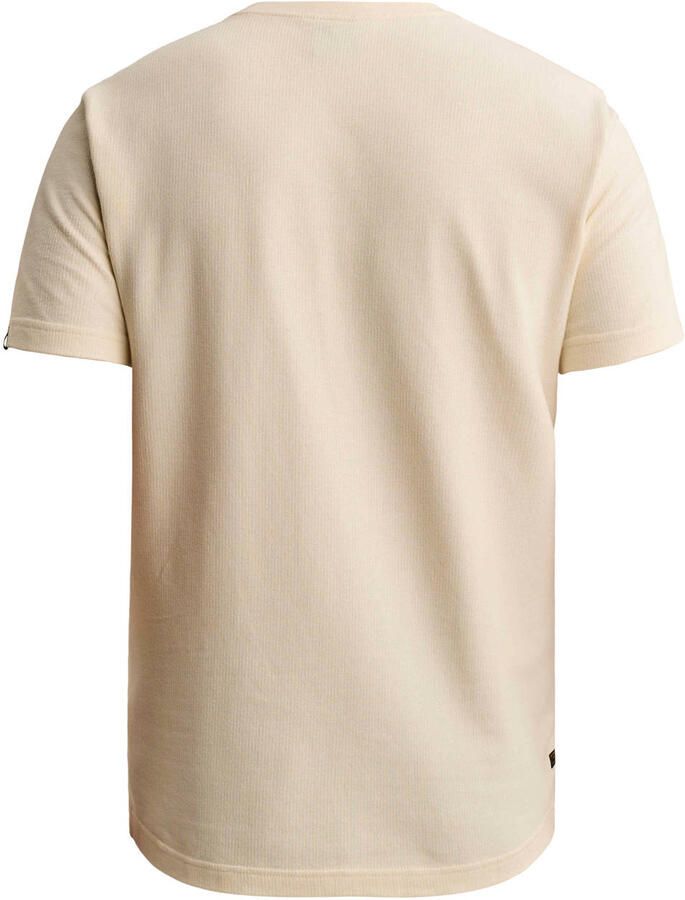 PME LEGEND Heren Polo's & T-shirts Short Sleeve R-neck Flat Waffle Jersey Ecru - Foto 6