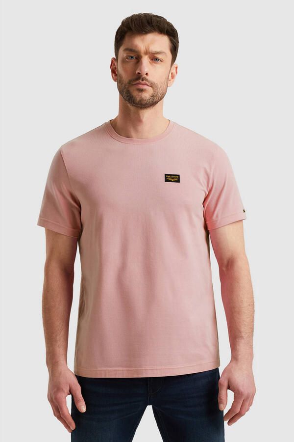 PME LEGEND Heren Polo's & T-shirts Short Sleeve R-neck Guyver Tee Roze - Foto 3