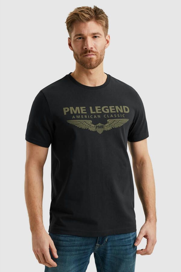 PME Legend regular T-shirt zwart