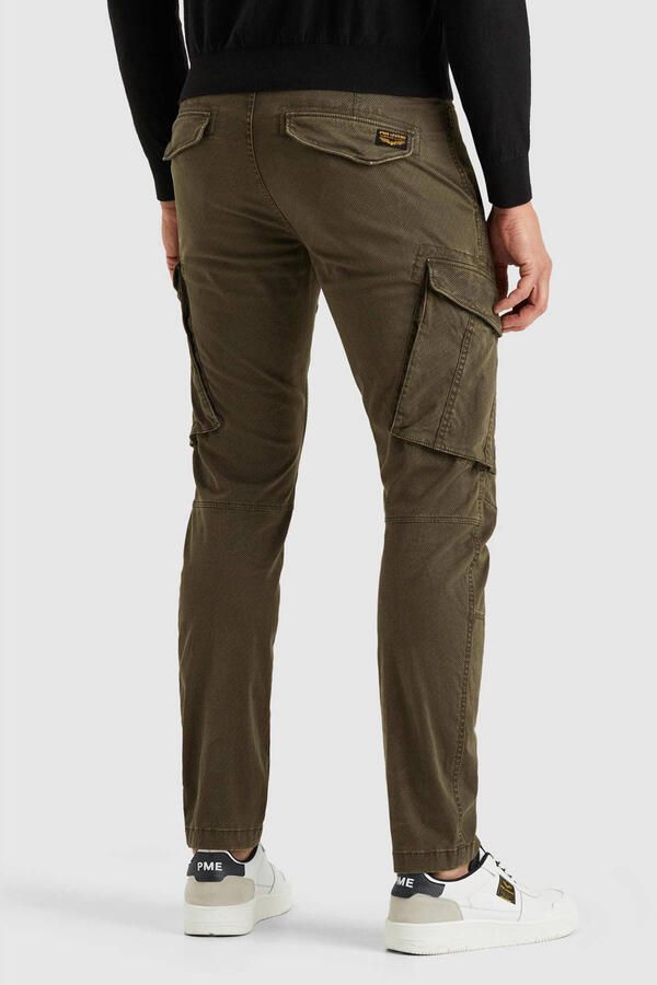 PME Legend Nordrop Cargobroek Micro Print Groen - Foto 1