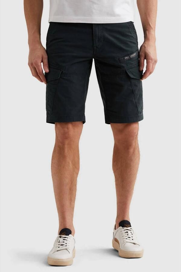 PME LEGEND Heren Broeken Nordrop Cargo Shorts Stretch Twill Donkerblauw - Foto 5