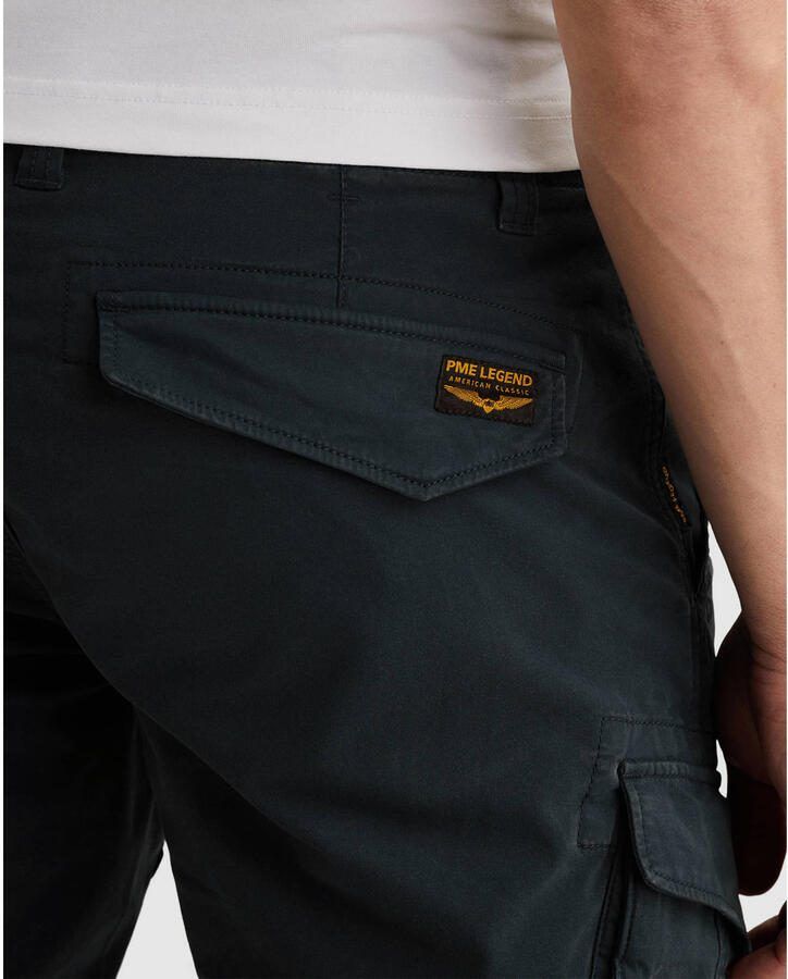 PME LEGEND Heren Broeken Nordrop Cargo Shorts Stretch Twill Donkerblauw - Foto 6