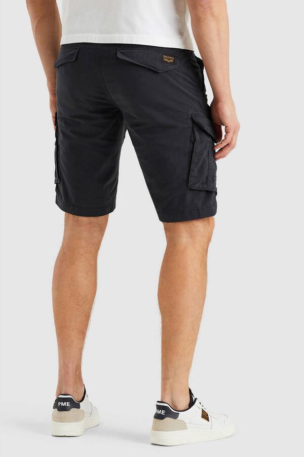 PME Legend Slim fit korte cargobroek met labelprint model 'NORDROP' - Foto 2