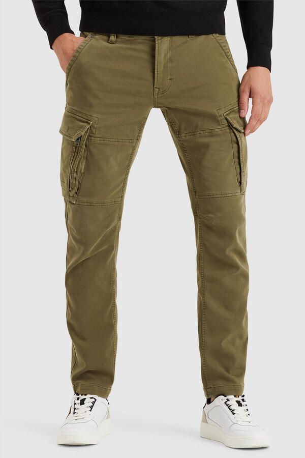 PME Legend tapered EXPEDIZER CARGO sweatbroek groen