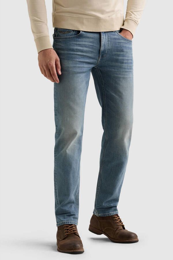 PME Legend WINGLOAD relaxed fit straight leg jeans blauw