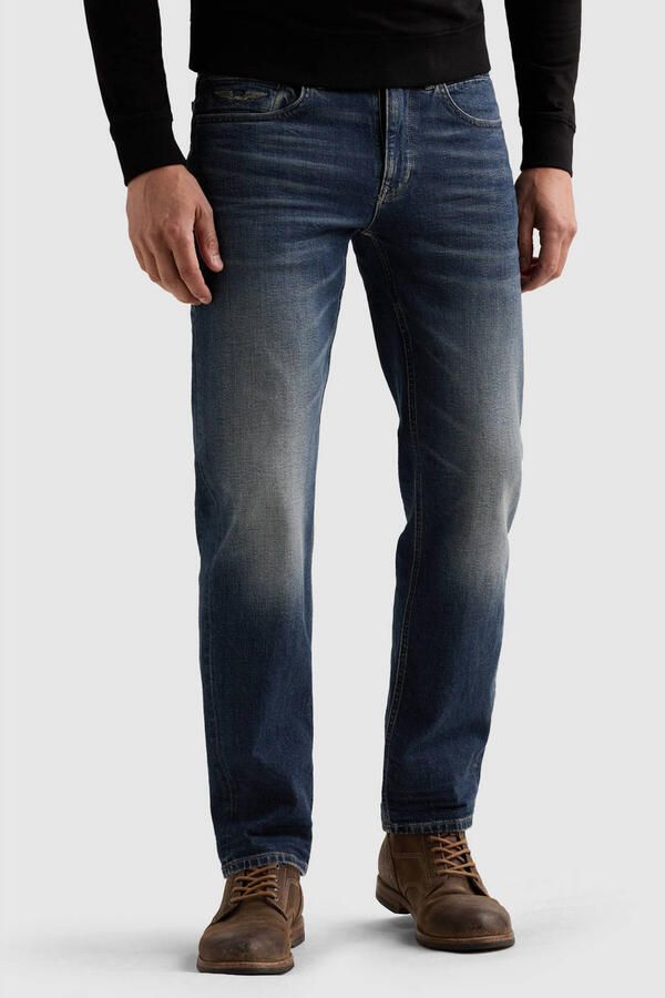 PME Legend WINGLOAD relaxed fit straight leg jeans donker indigo