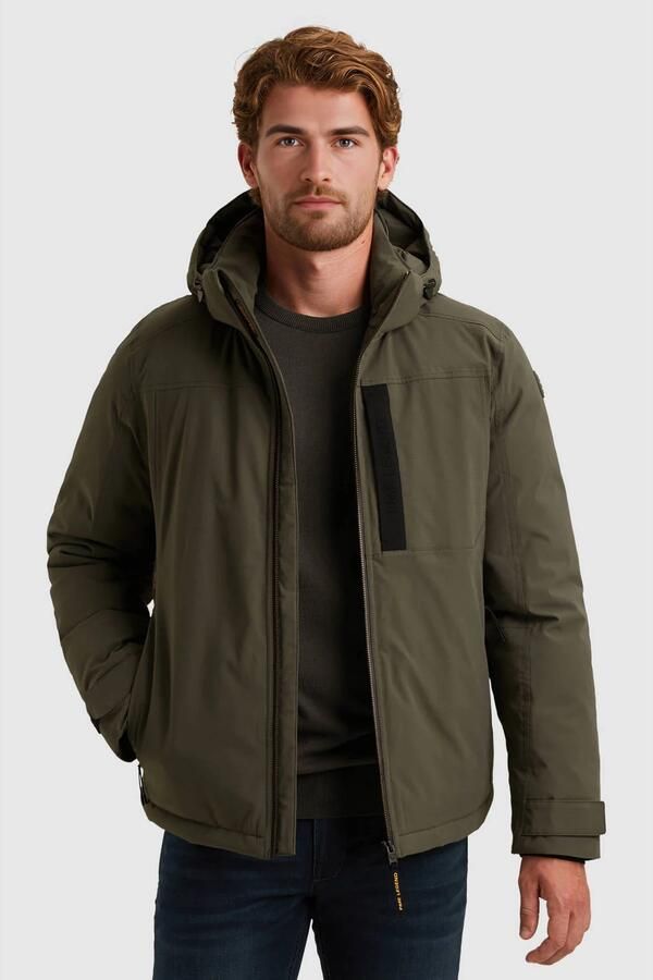 PME LEGEND Heren Jassen Crewcat Khaki