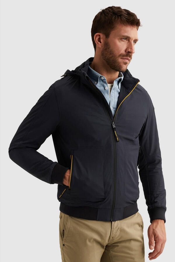 PME LEGEND Heren Jassen Stretch Flightjacket Donkerblauw - Foto 6