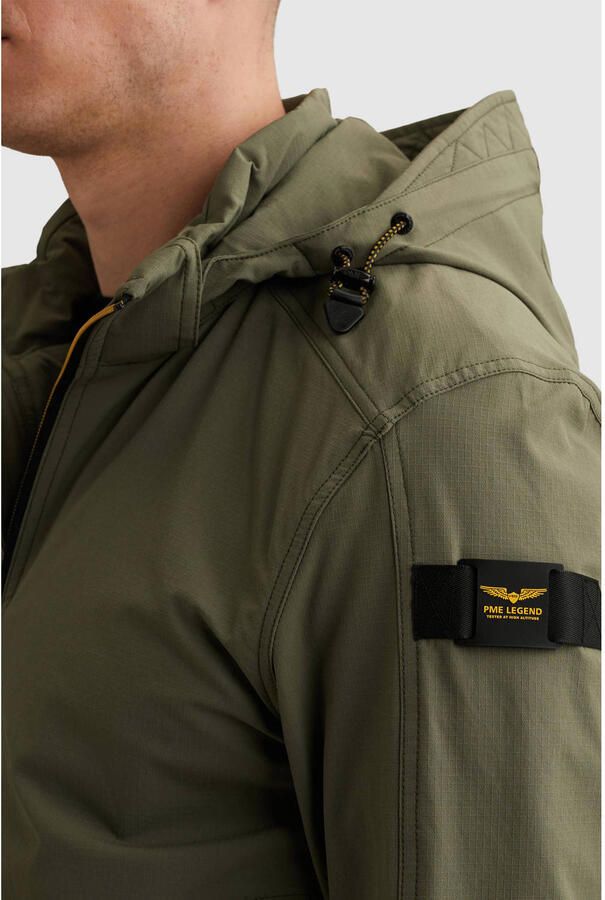 PME LEGEND Heren Jassen Stretch Flightjacket Khaki - Foto 6