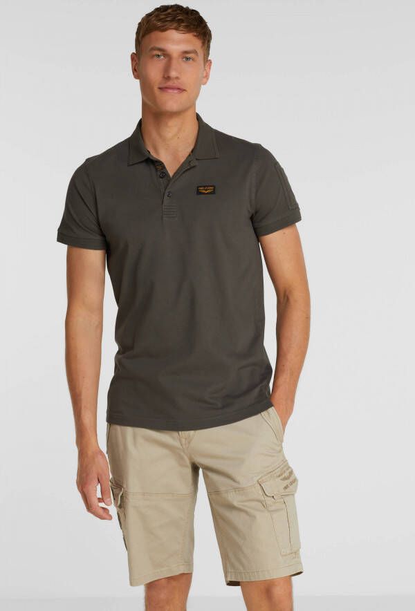 PME LEGEND Heren Polo's & T-shirts Trackway Polo Grijs - Foto 5