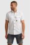 PME Legend Witte Casual Overhemd Short Sleeve Shirt Ctn Linen Cargo Walker - Thumbnail 2
