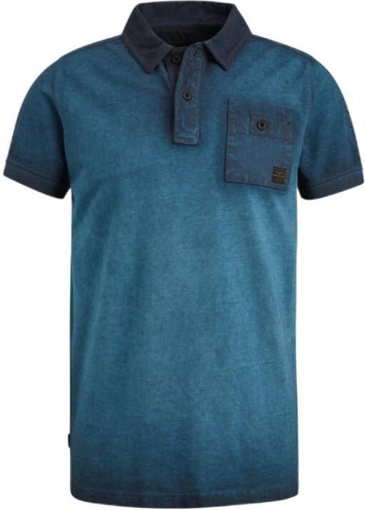 PME Legend Poloshirt Vintage Donkerblauw Blauw Heren