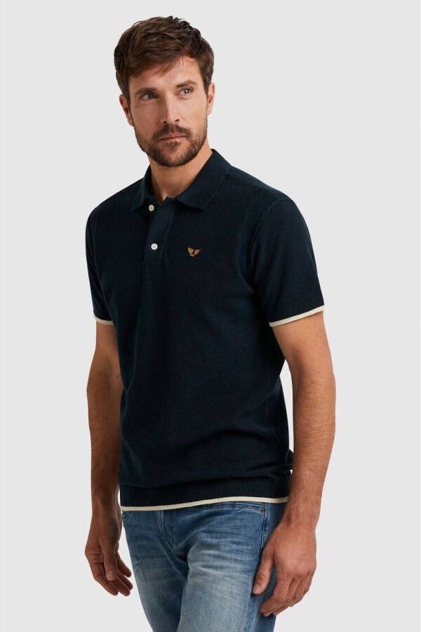 PME Legend Short sleeve polo structure knit polo