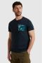 PME Legend Blauwe T-shirt Short Sleeve R-neck Single Jersey - Thumbnail 2