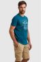 PME Legend Blauwe T-shirt Short Sleeve R-neck Single Jersey Lw Play - Thumbnail 2