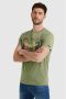 PME Legend regular fit T-shirt met printopdruk Oil green - Thumbnail 1
