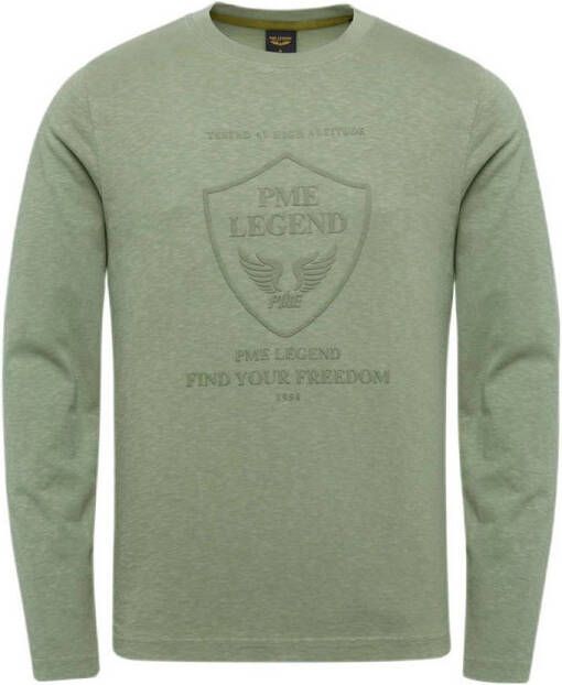 PME Legend regular fit longsleeve oil green
