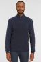 PME Legend Half zip collar cotton plated salute Blauw Heren - Thumbnail 1