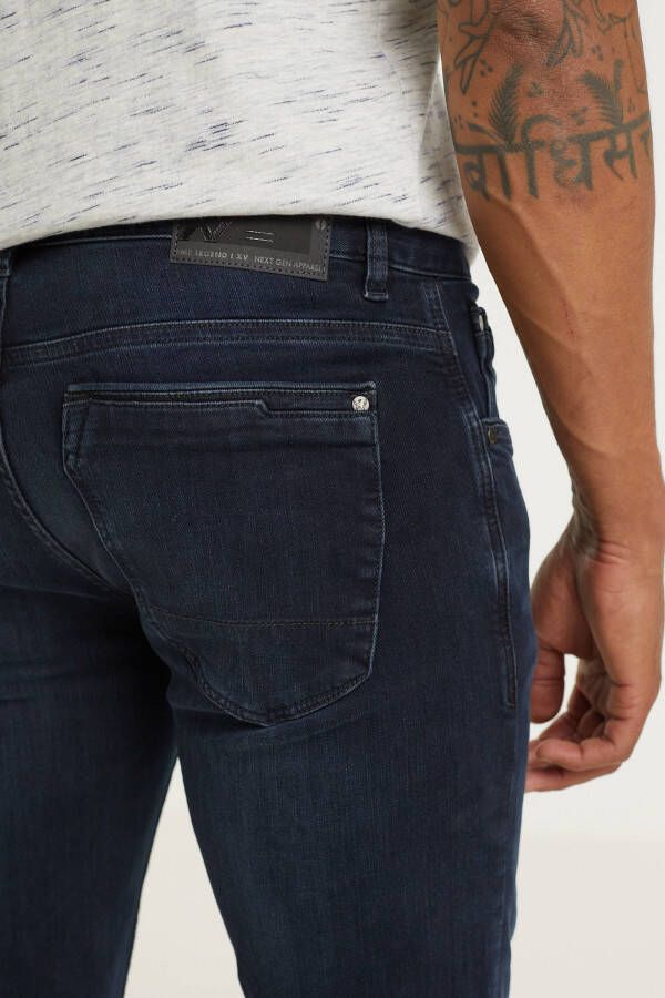 Donkerblauwe PME Legend Slim Fit Jeans Denim Blue Black Denim Xv