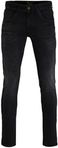 PME Legend Donkerblauwe Straight Leg Jeans Comfort Stretch Denim Faded Bl