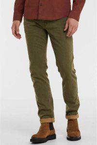 PME Legend straight fit jeans NIGHTFLIGHT met textuur 6415 groen