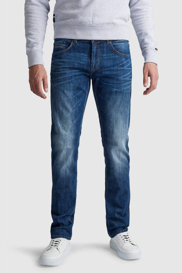 PME Legend straight fit jeans Nightflight MVB donkerblauw