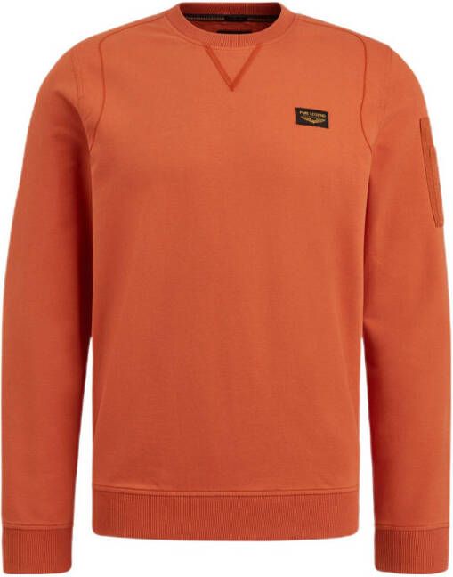 PME Legend sweater Airstrip met logo oranje
