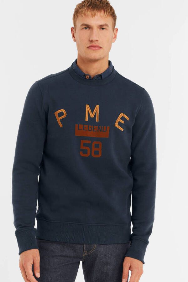 PME Legend sweater met logo 5281 salute