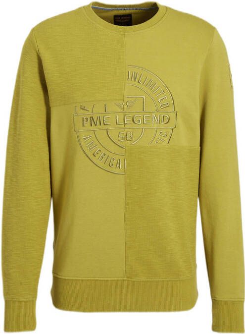 PME Legend sweater met logo 8210 willow