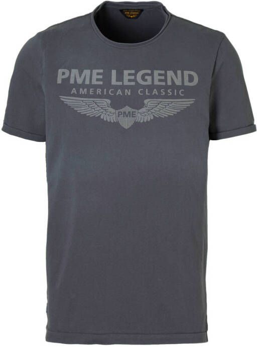PME Legend T-shirt met logo grijs