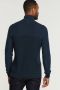 Donkerblauwe PME Legend Trui Half Zip Collar Cotton Plated - Thumbnail 1