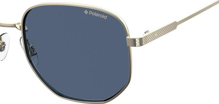 Polaroid Goud Blauwe Zonnebril Gray Heren - Foto 2