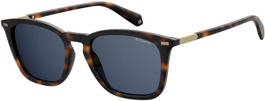 Polaroid zonnebril 2085 S met tortoise print bruin