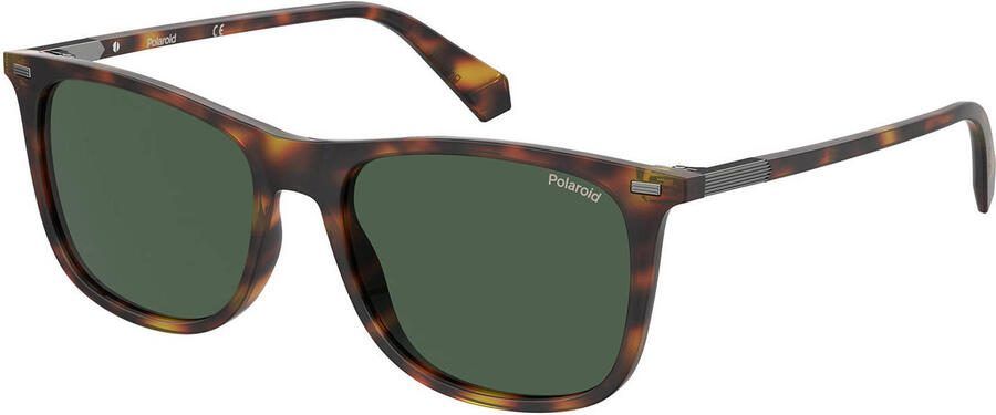 Polaroid zonnebril 2109 S met tortoise print bruin