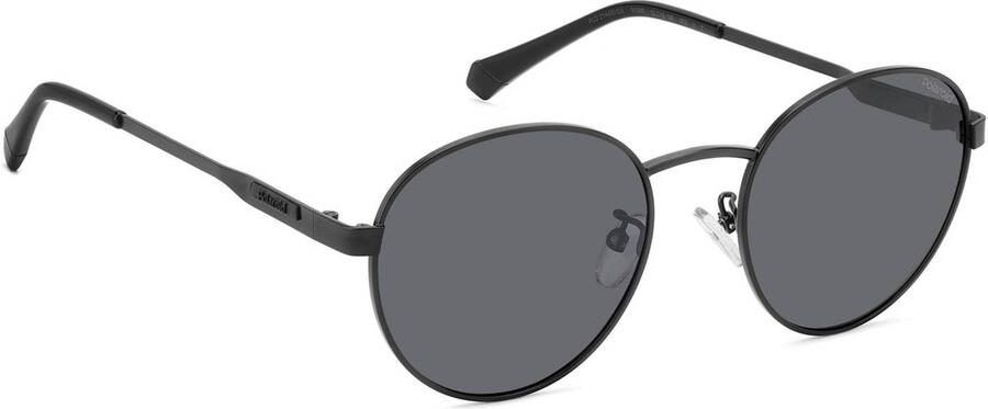 Polaroid Mat Zwart Grijs Zonnebril Black Unisex - Foto 2