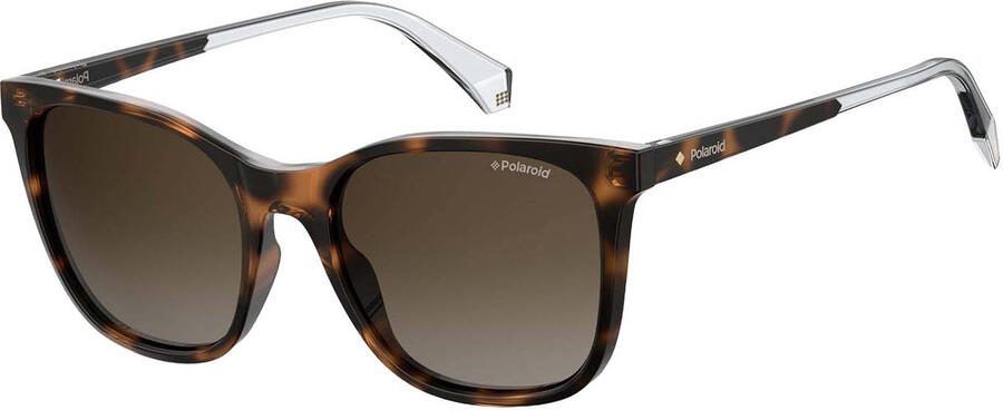 Polaroid zonnebril 4059 S met tortoise print donkerbruin