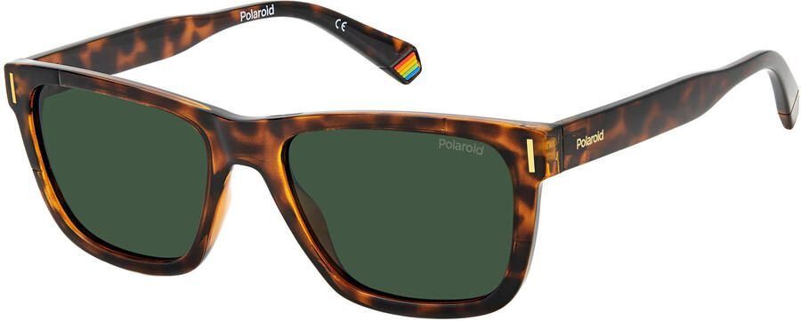 Polaroid Unisex Acetaat Ovale Zonnebril Brown Unisex