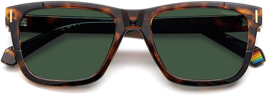 Polaroid Unisex Acetaat Ovale Zonnebril Brown Unisex - Foto 3