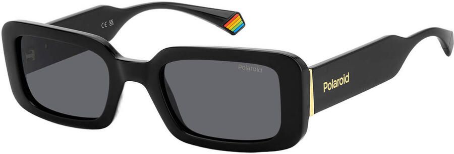 Polaroid Zwarte Grijze Zonnebril Black Dames
