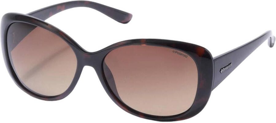 Polaroid zonnebril 8317 met tortoise print donkerbruin