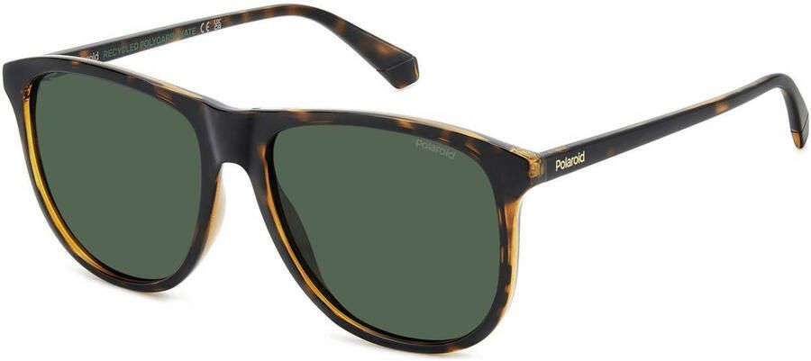Polaroid zonnebril met tortoise print PLD 4178 S bruin