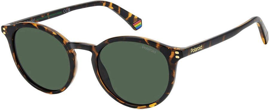 Polaroid zonnebril met tortoise print PLD 6233 S bruin