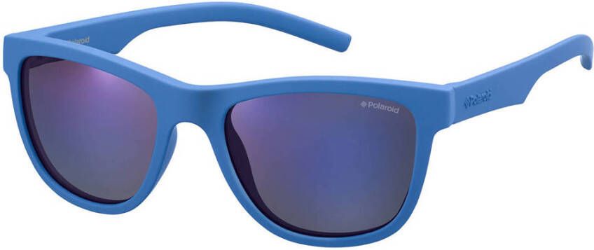 Polaroid zonnebril 8018 S blauw Plastic Effen