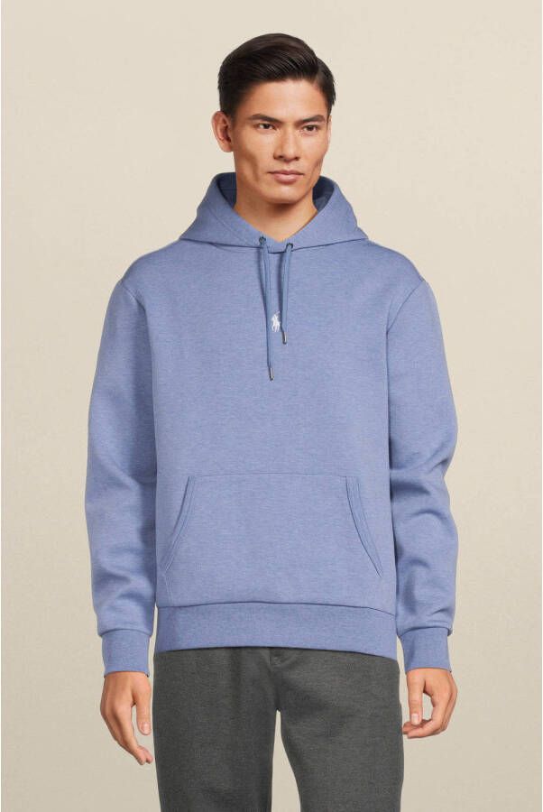 POLO Ralph Lauren hoodie met logo lattice blue heather
